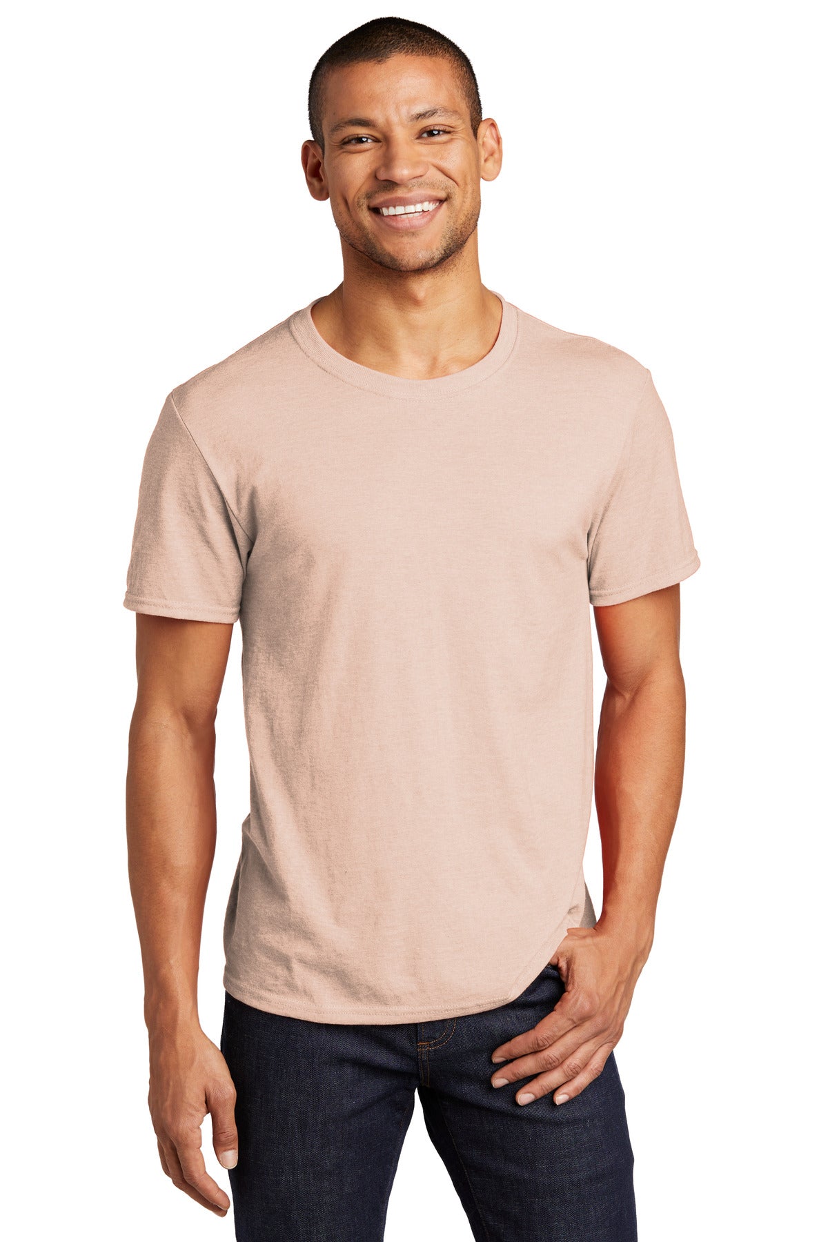 JERZEES® Premium Blend Ring Spun T-Shirt 560M [Blush Pink] - DFW Impression