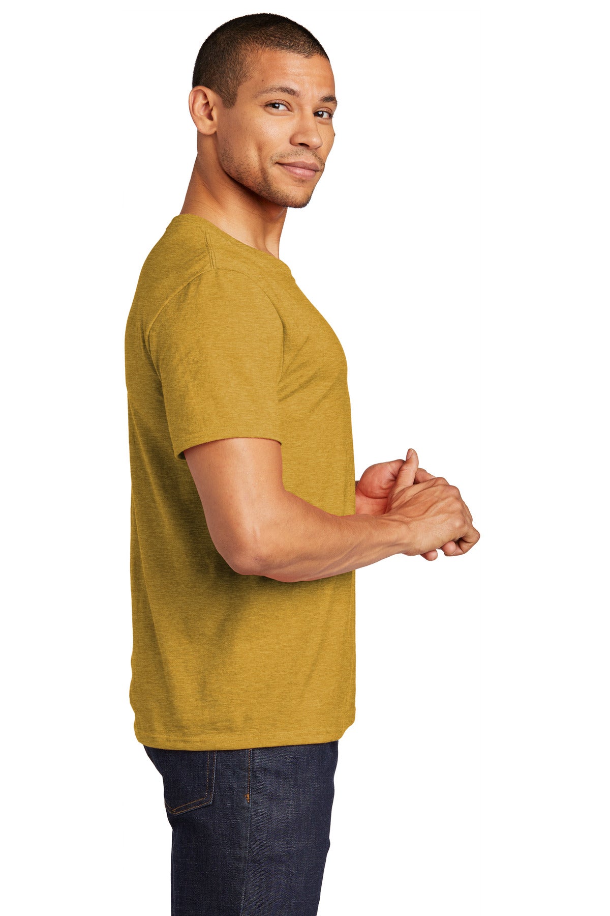 JERZEES® Premium Blend Ring Spun T-Shirt 560M [Mustard Heather] - DFW Impression