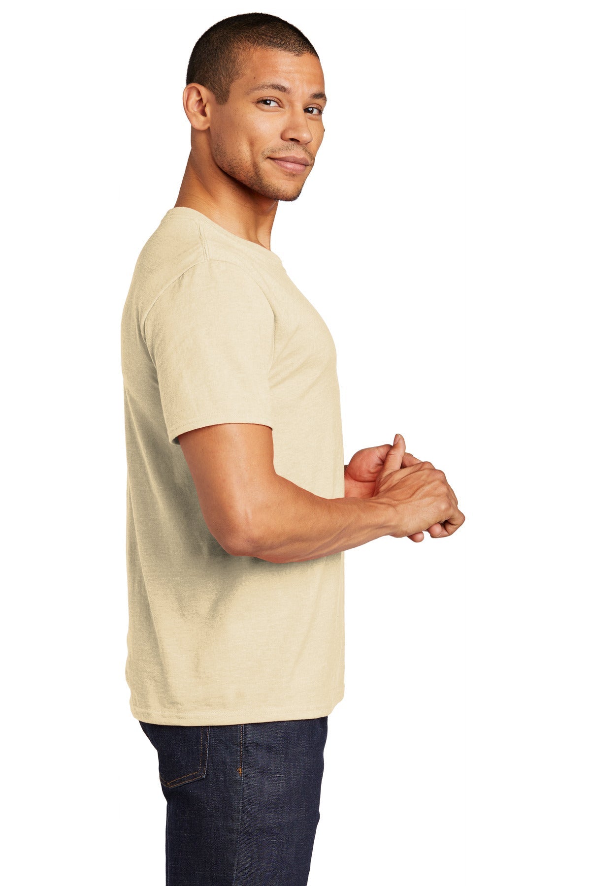 JERZEES® Premium Blend Ring Spun T-Shirt 560M [Sweet Cream Heather] - DFW Impression