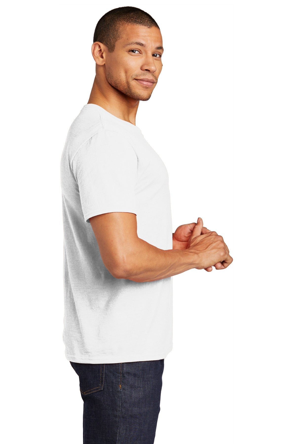 JERZEES® Premium Blend Ring Spun T-Shirt 560M [White] - DFW Impression