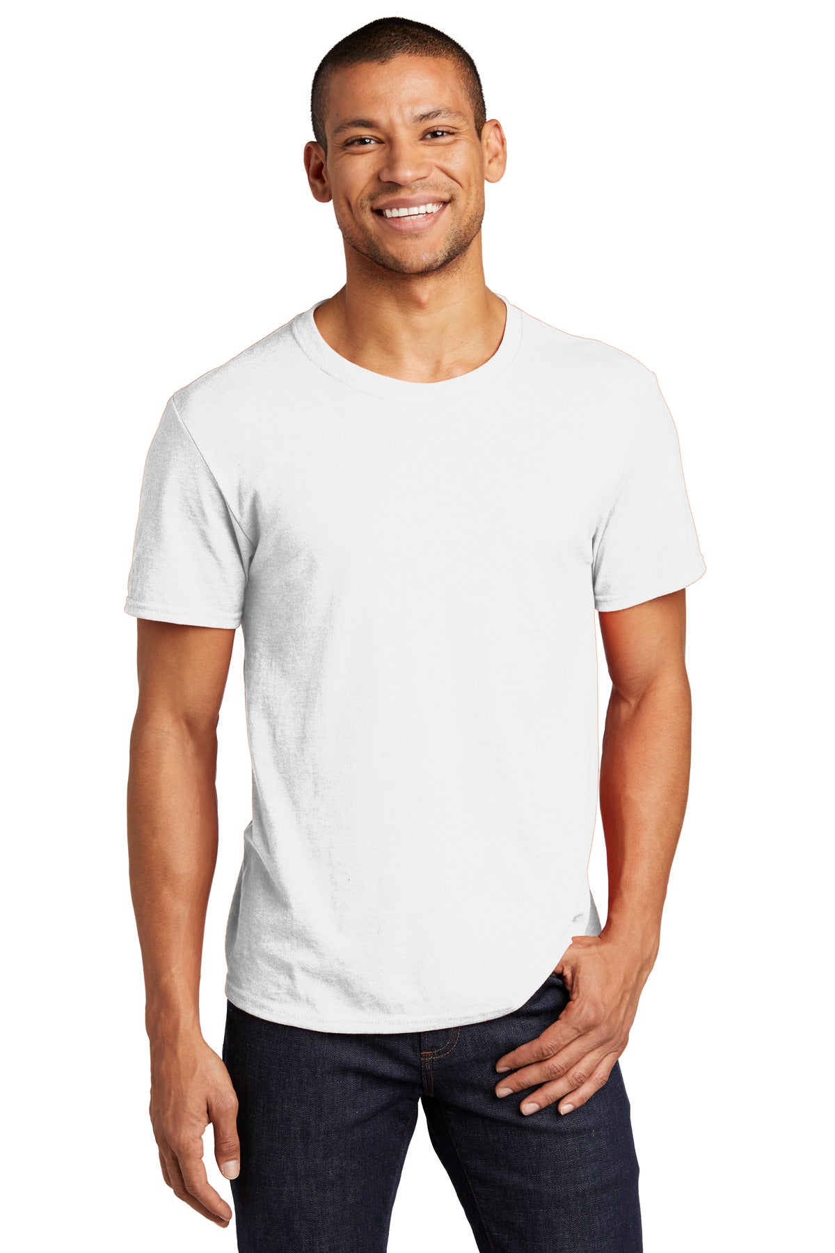 JERZEES® Premium Blend Ring Spun T-Shirt 560M [White] - DFW Impression