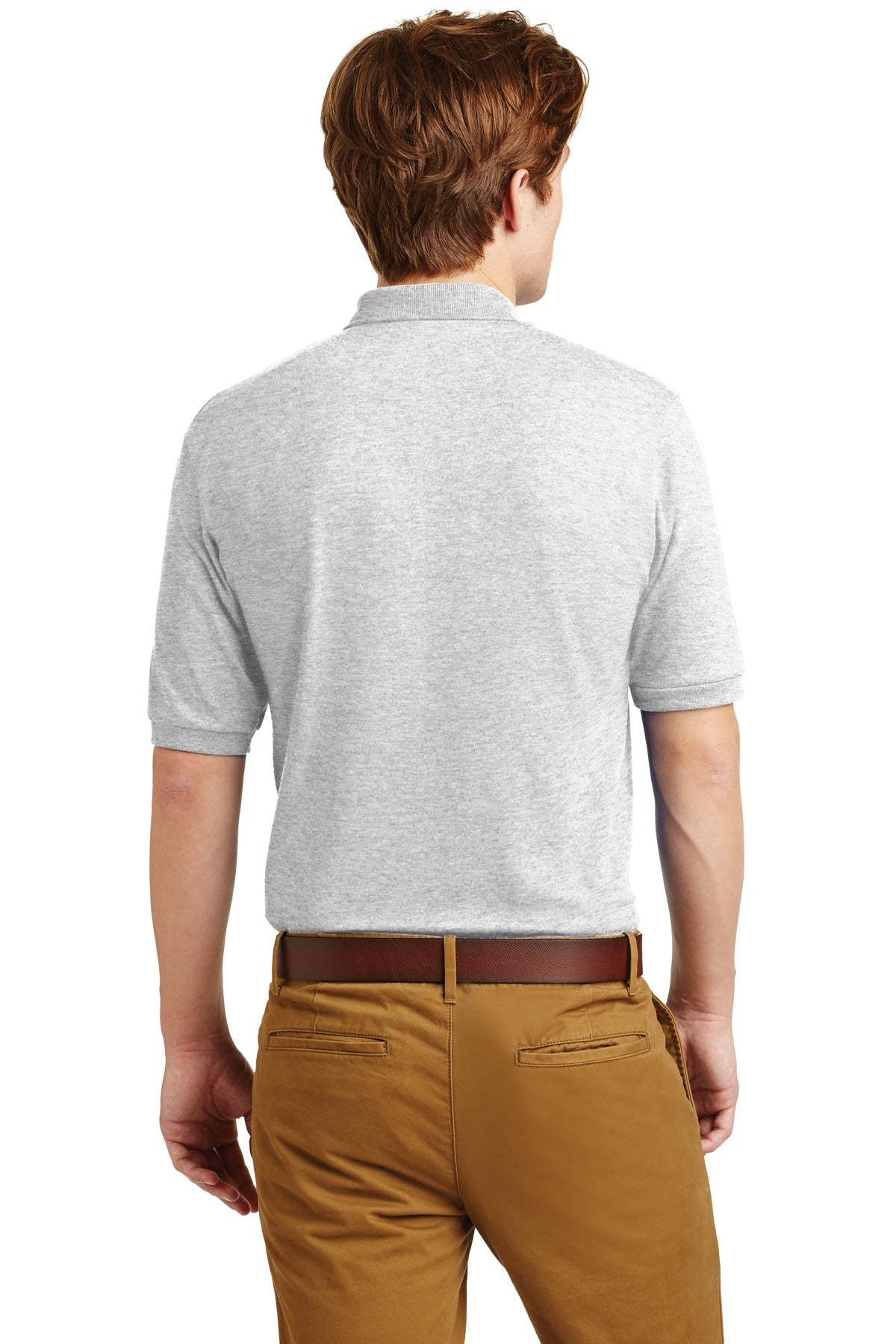 JERZEES® - SpotShield™ 5.4-Ounce Jersey Knit Sport Shirt. 437M [Ash] - DFW Impression
