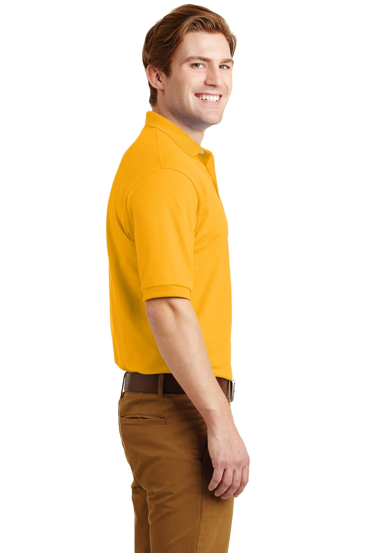 JERZEES® - SpotShield™ 5.4-Ounce Jersey Knit Sport Shirt. 437M [Gold] - DFW Impression