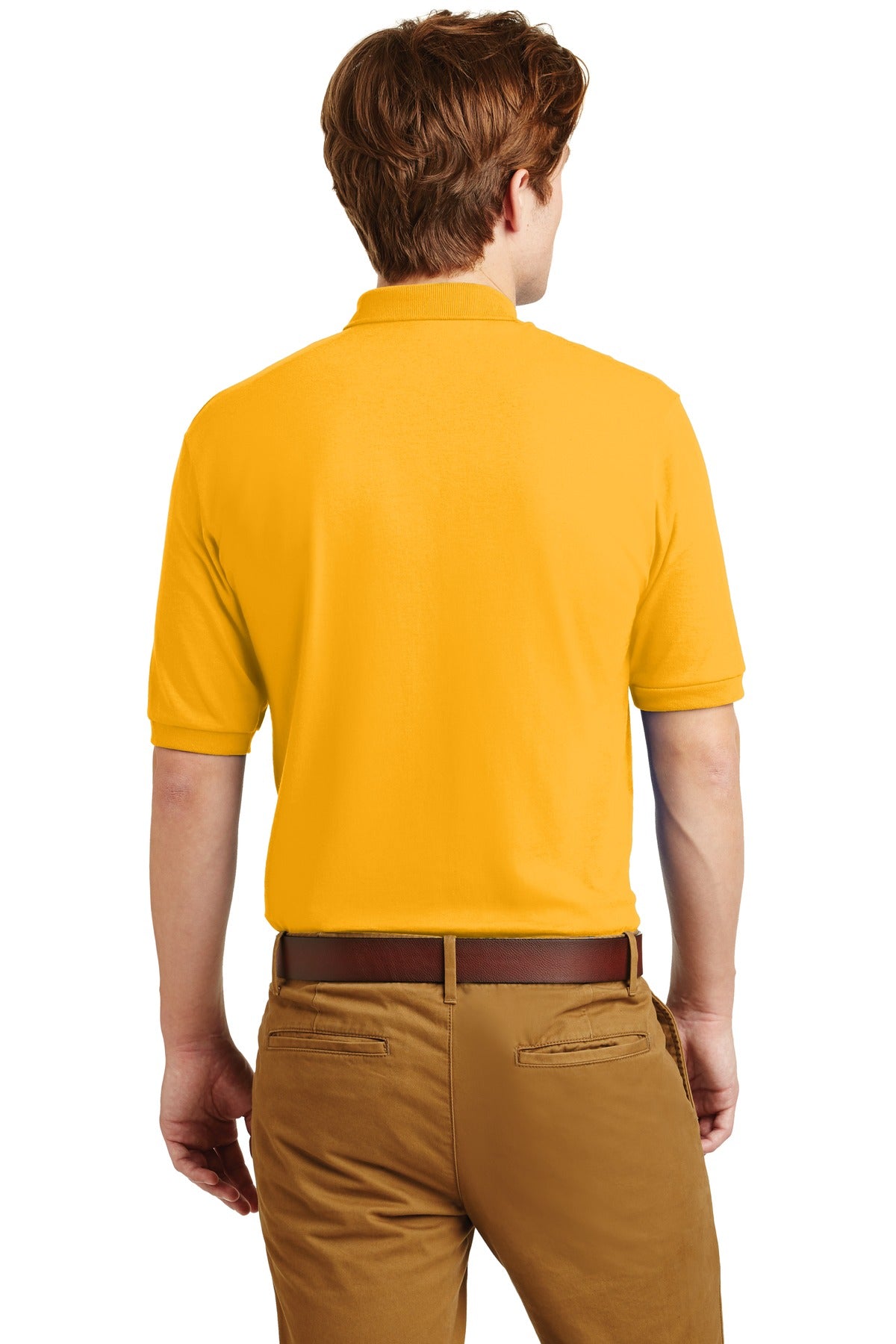 JERZEES® - SpotShield™ 5.4-Ounce Jersey Knit Sport Shirt. 437M [Gold] - DFW Impression