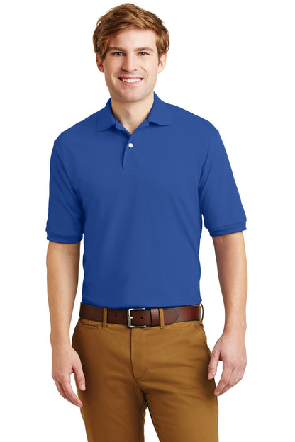 JERZEES® - SpotShield™ 5.4-Ounce Jersey Knit Sport Shirt. 437M [Royal] - DFW Impression