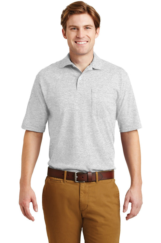 JERZEES® -SpotShield™ 5.4-Ounce Jersey Knit Sport Shirt with Pocket. 436MP - DFW Impression