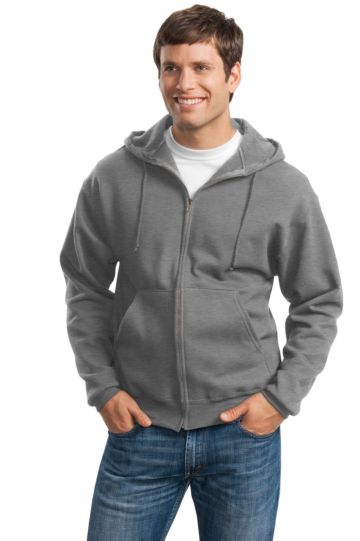 JERZEES® Super Sweats® NuBlend® - Full-Zip Hooded Sweatshirt. 4999M - DFW Impression