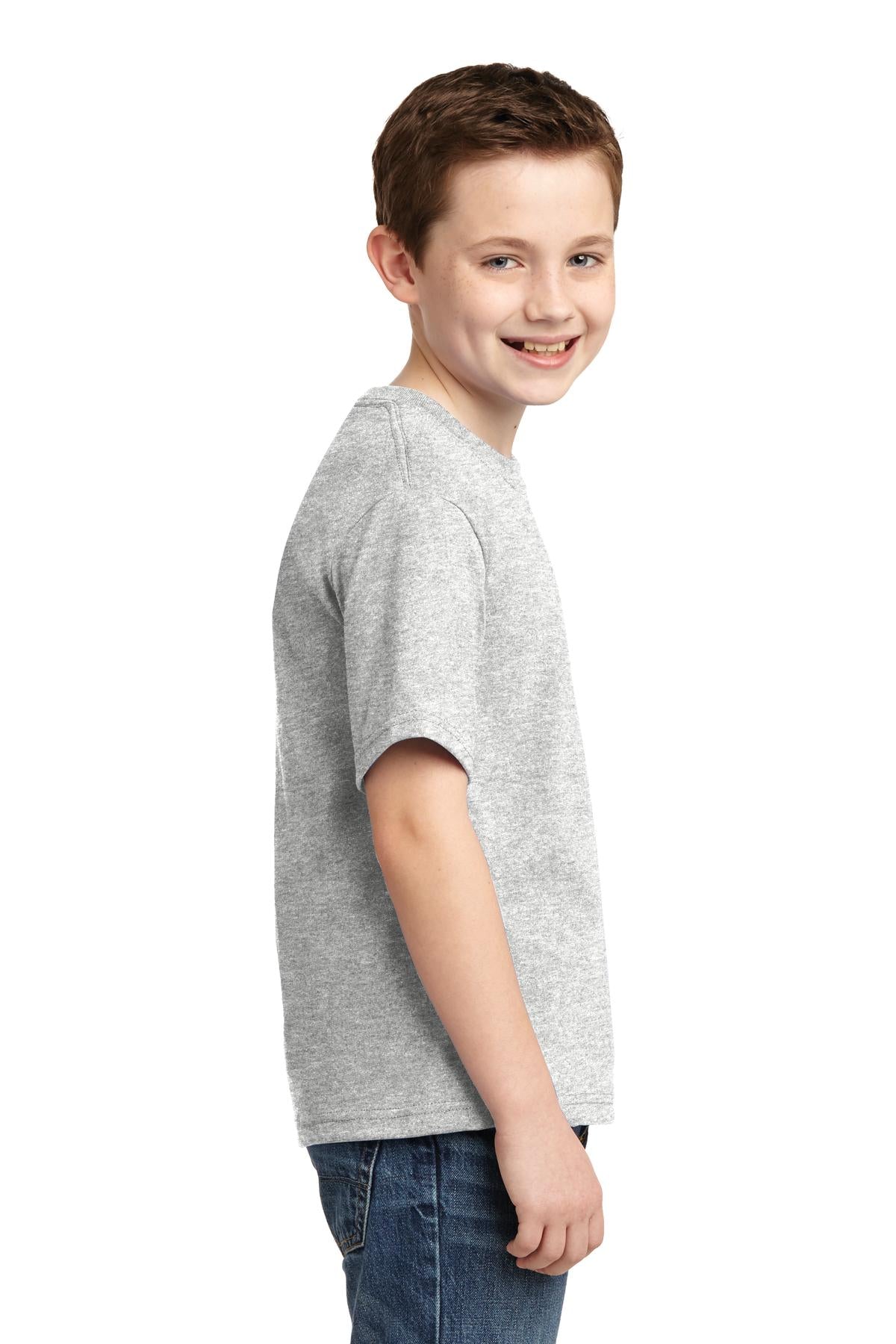 JERZEES® - Youth Dri-Power® 50/50 Cotton/Poly T-Shirt. 29B [Ash] - DFW Impression