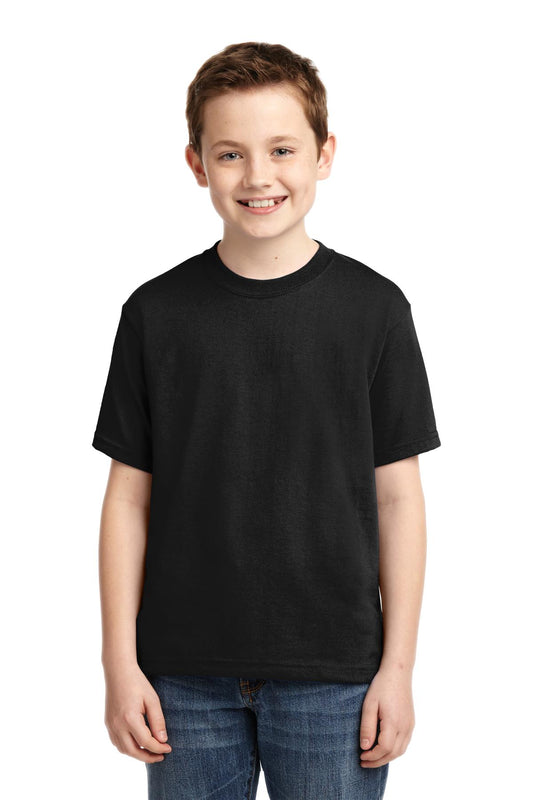 JERZEES® - Youth Dri-Power® 50/50 Cotton/Poly T-Shirt. 29B [Black] - DFW Impression