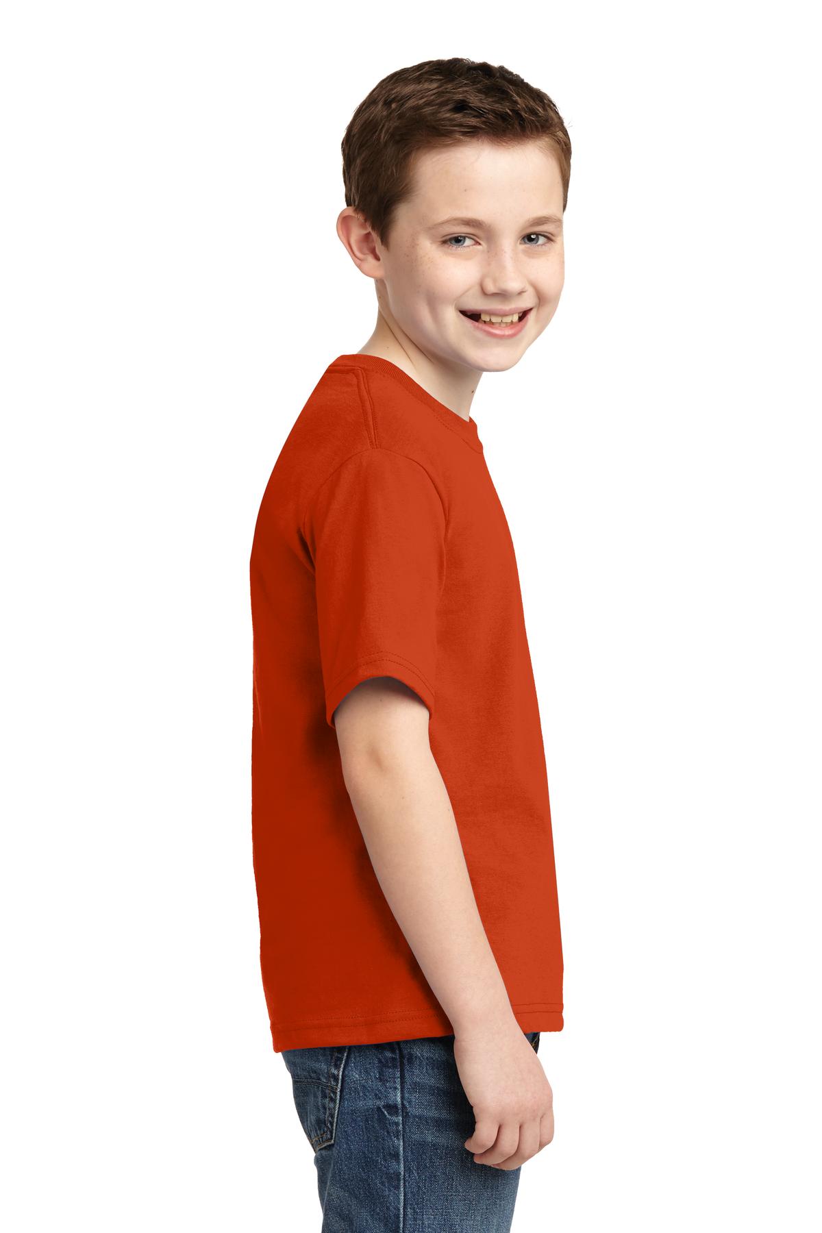 JERZEES® - Youth Dri-Power® 50/50 Cotton/Poly T-Shirt. 29B [Burnt Orange] - DFW Impression