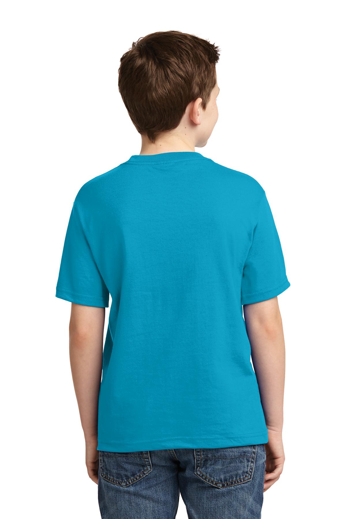 JERZEES® - Youth Dri-Power® 50/50 Cotton/Poly T-Shirt. 29B [California Blue] - DFW Impression