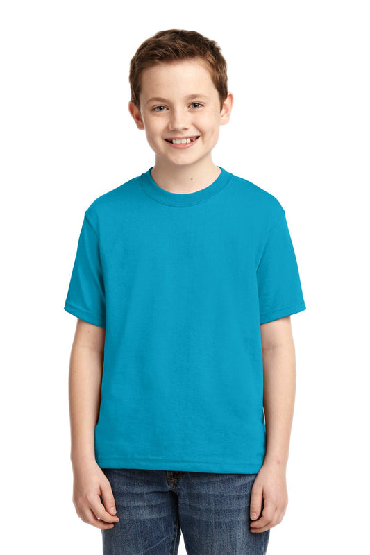 JERZEES® - Youth Dri-Power® 50/50 Cotton/Poly T-Shirt. 29B [California Blue] - DFW Impression