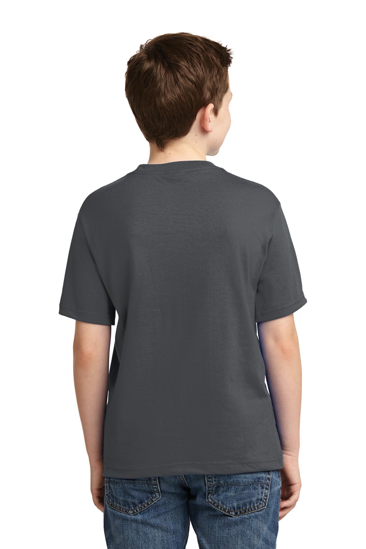JERZEES® - Youth Dri-Power® 50/50 Cotton/Poly T-Shirt. 29B [Charcoal Grey] - DFW Impression