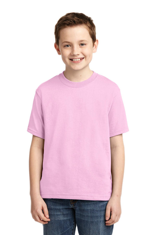 JERZEES® - Youth Dri-Power® 50/50 Cotton/Poly T-Shirt. 29B [Classic Pink] - DFW Impression