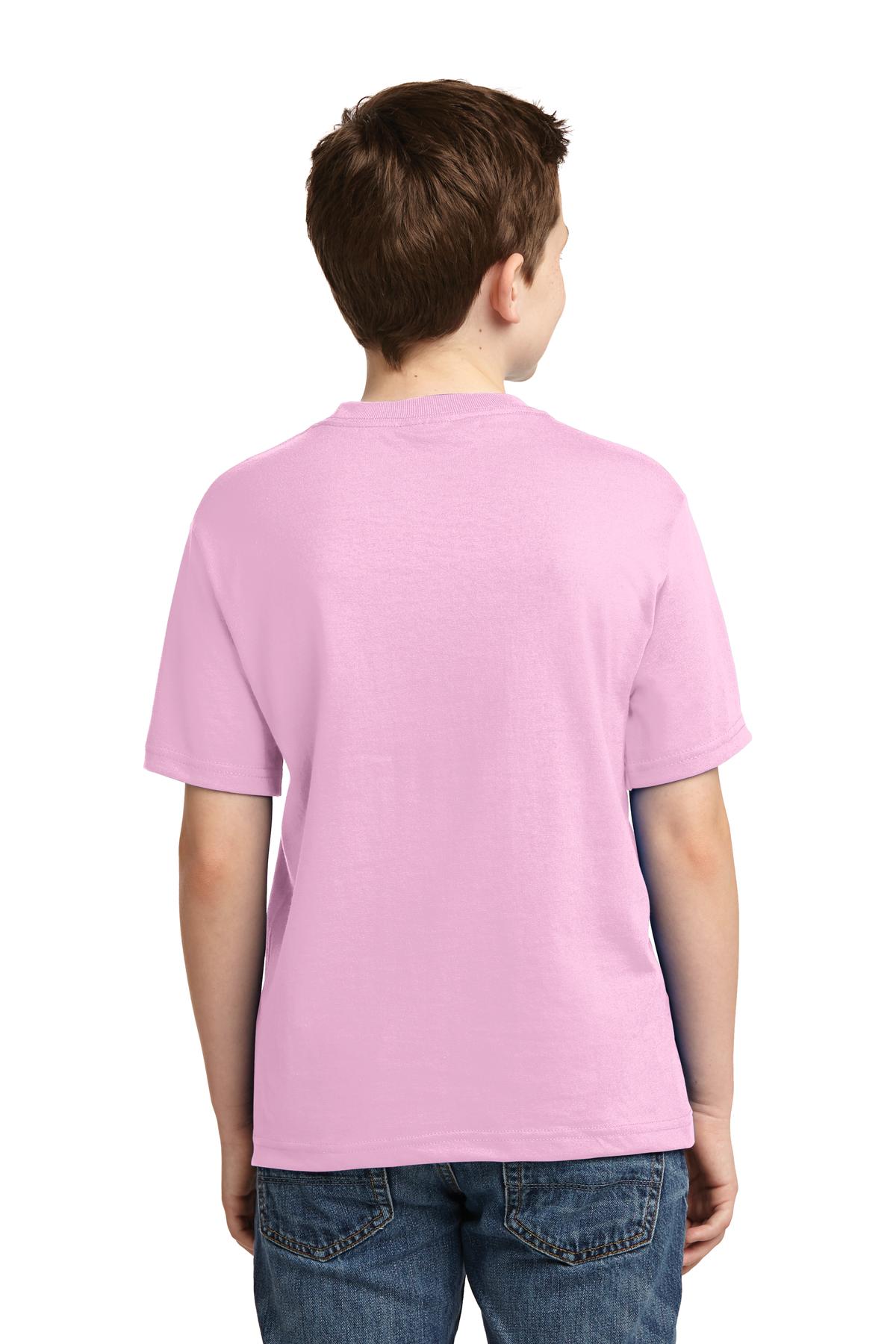 JERZEES® - Youth Dri-Power® 50/50 Cotton/Poly T-Shirt. 29B [Classic Pink] - DFW Impression