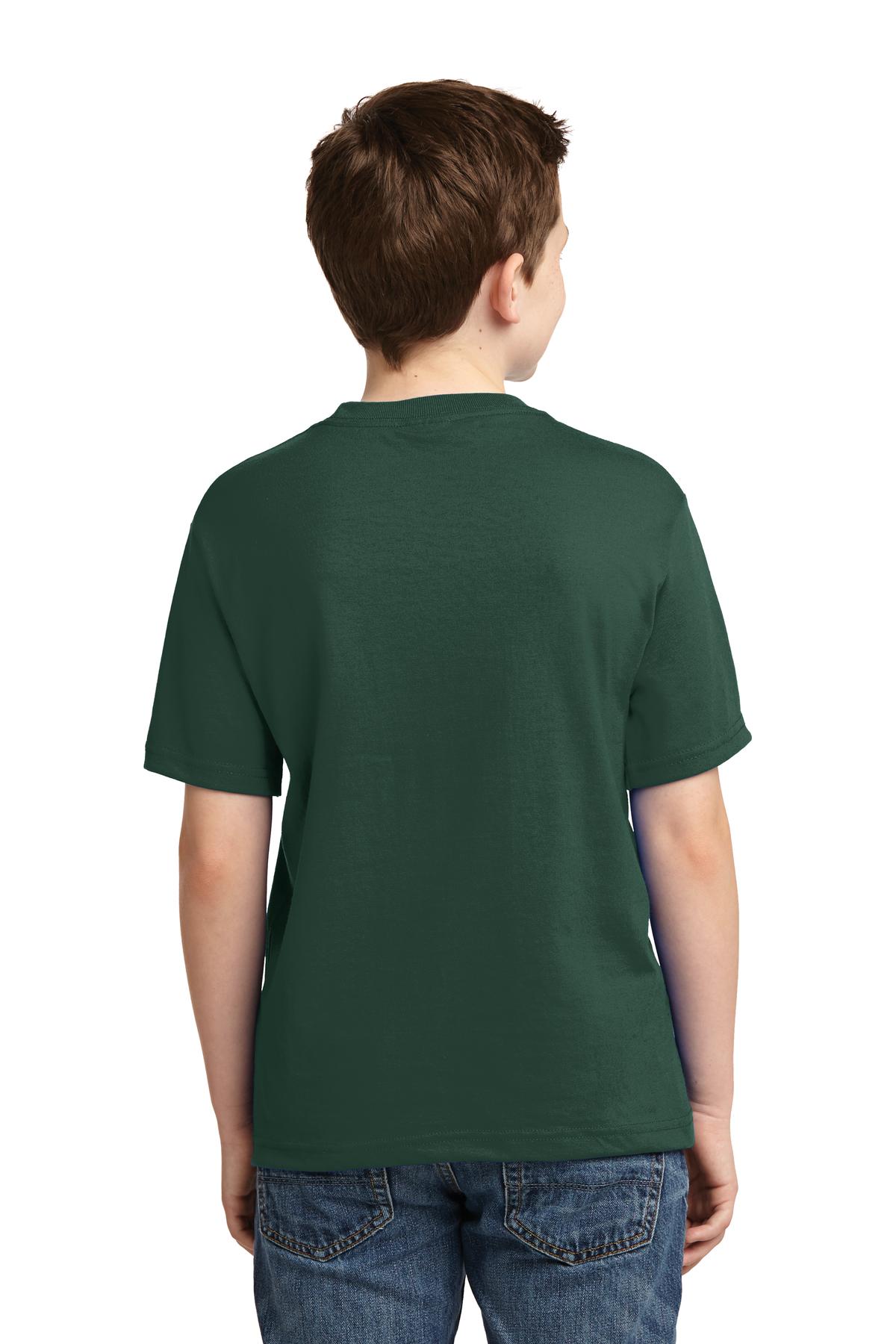JERZEES® - Youth Dri-Power® 50/50 Cotton/Poly T-Shirt. 29B [Forest Green] - DFW Impression