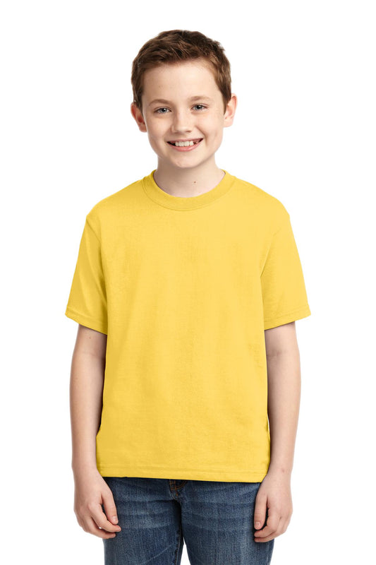 JERZEES® - Youth Dri-Power® 50/50 Cotton/Poly T-Shirt. 29B [Island Yellow] - DFW Impression