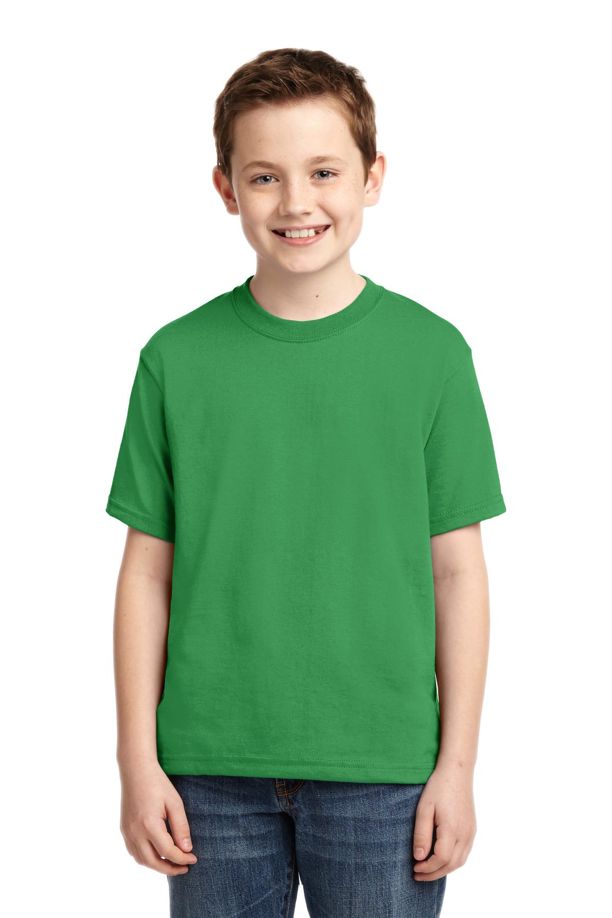 JERZEES® - Youth Dri-Power® 50/50 Cotton/Poly T-Shirt. 29B [Kelly] - DFW Impression