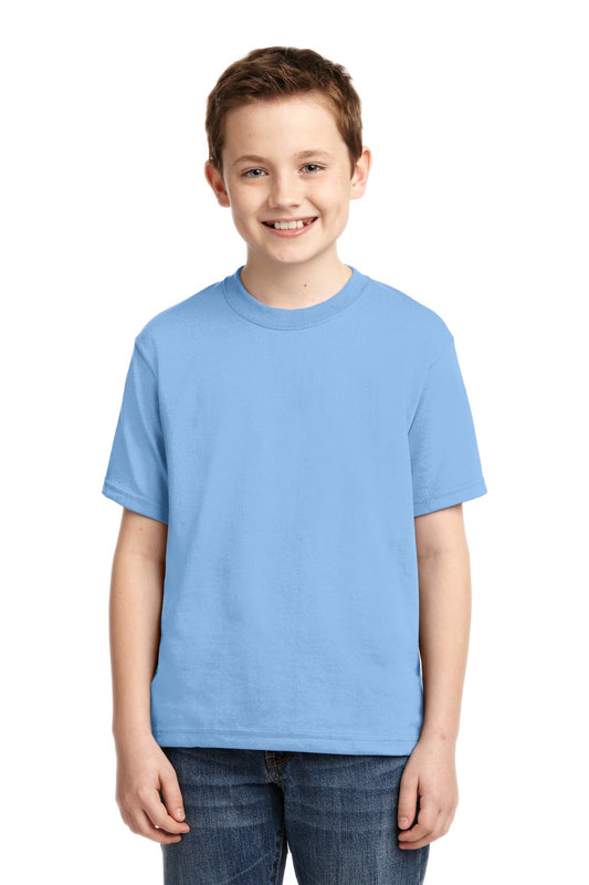 JERZEES® - Youth Dri-Power® 50/50 Cotton/Poly T-Shirt. 29B [Light Blue] - DFW Impression