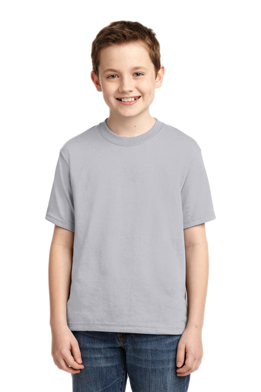 JERZEES® - Youth Dri-Power® 50/50 Cotton/Poly T-Shirt. 29B [Silver] - DFW Impression