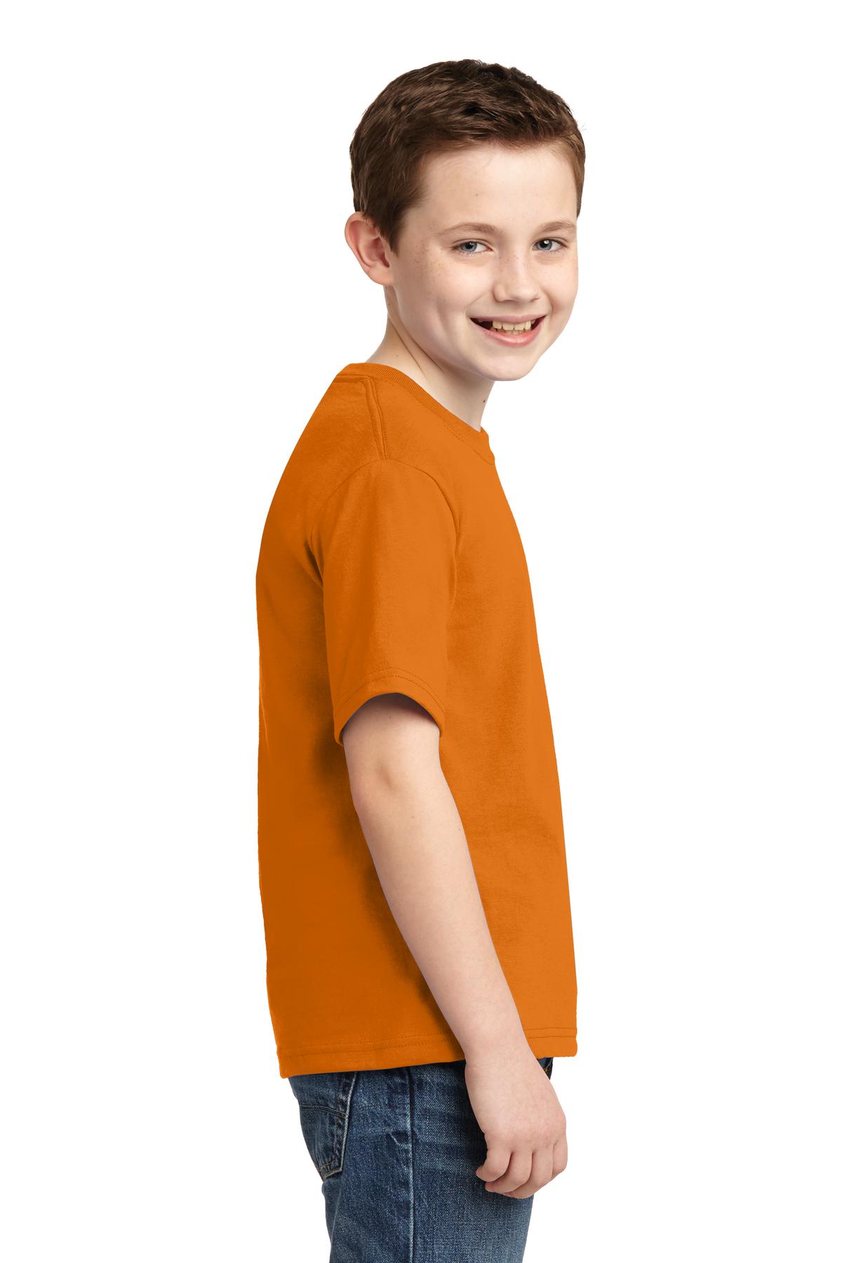 JERZEES® - Youth Dri-Power® 50/50 Cotton/Poly T-Shirt. 29B [Tennessee Orange] - DFW Impression