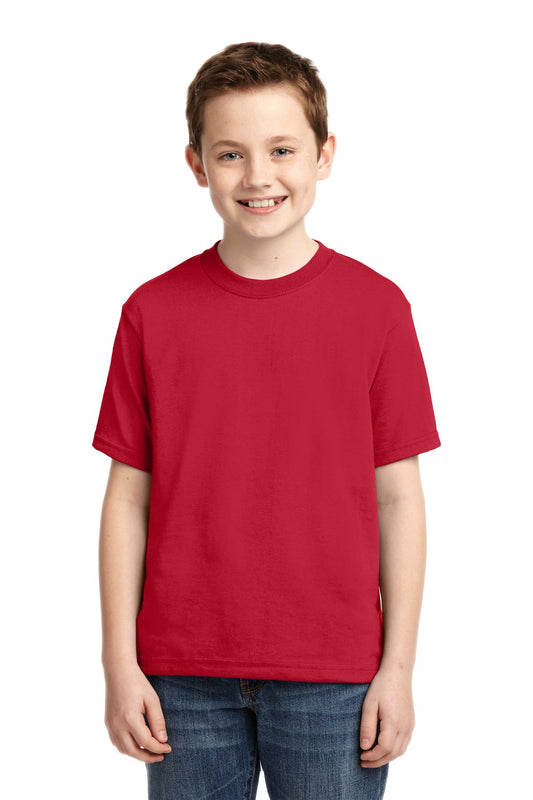 JERZEES® - Youth Dri-Power® 50/50 Cotton/Poly T-Shirt. 29B [True Red] - DFW Impression