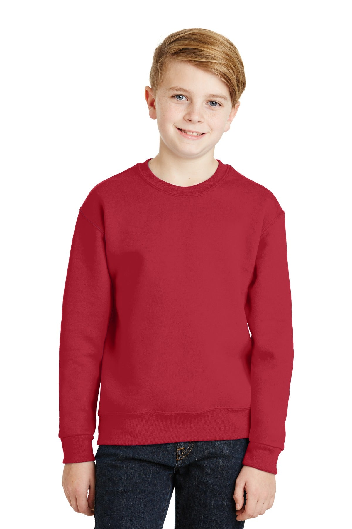 JERZEES® - Youth NuBlend® Crewneck Sweatshirt. 562B - DFW Impression