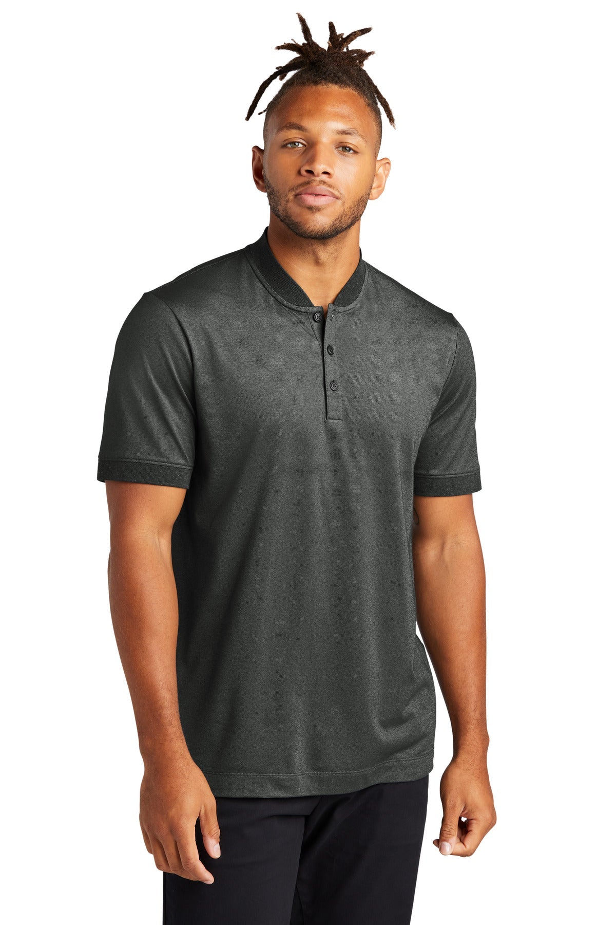 Mercer+Mettle™ Stretch Pique Henley MM1008 - DFW Impression