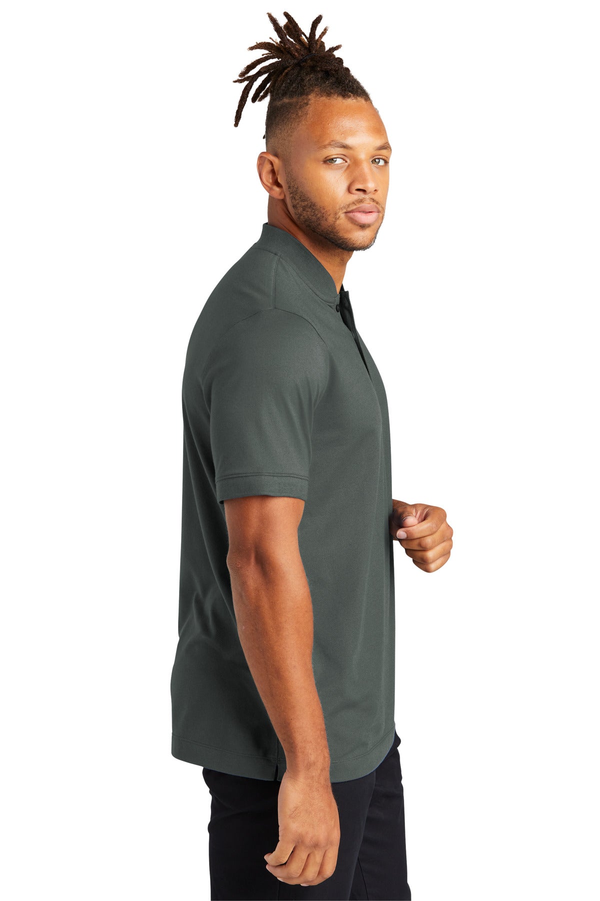 Mercer+Mettle™ Stretch Pique Henley MM1008 - DFW Impression