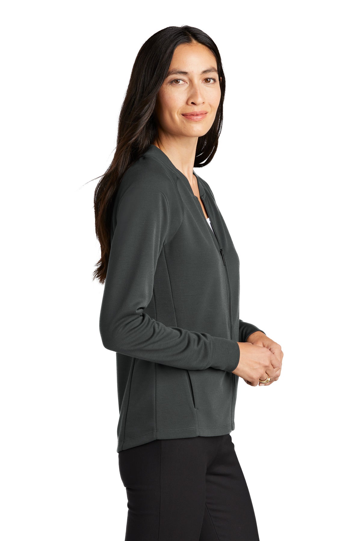 Mercer+Mettle™ Women's Double-Knit Bomber MM3001 - DFW Impression