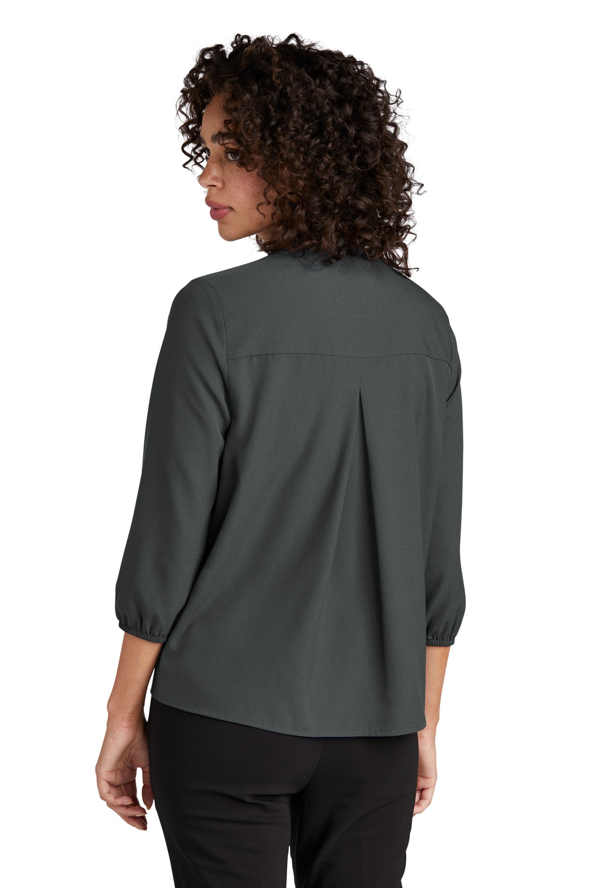 Mercer+Mettle™ Women's Stretch Crepe 3/4-Sleeve Blouse MM2011 - DFW Impression