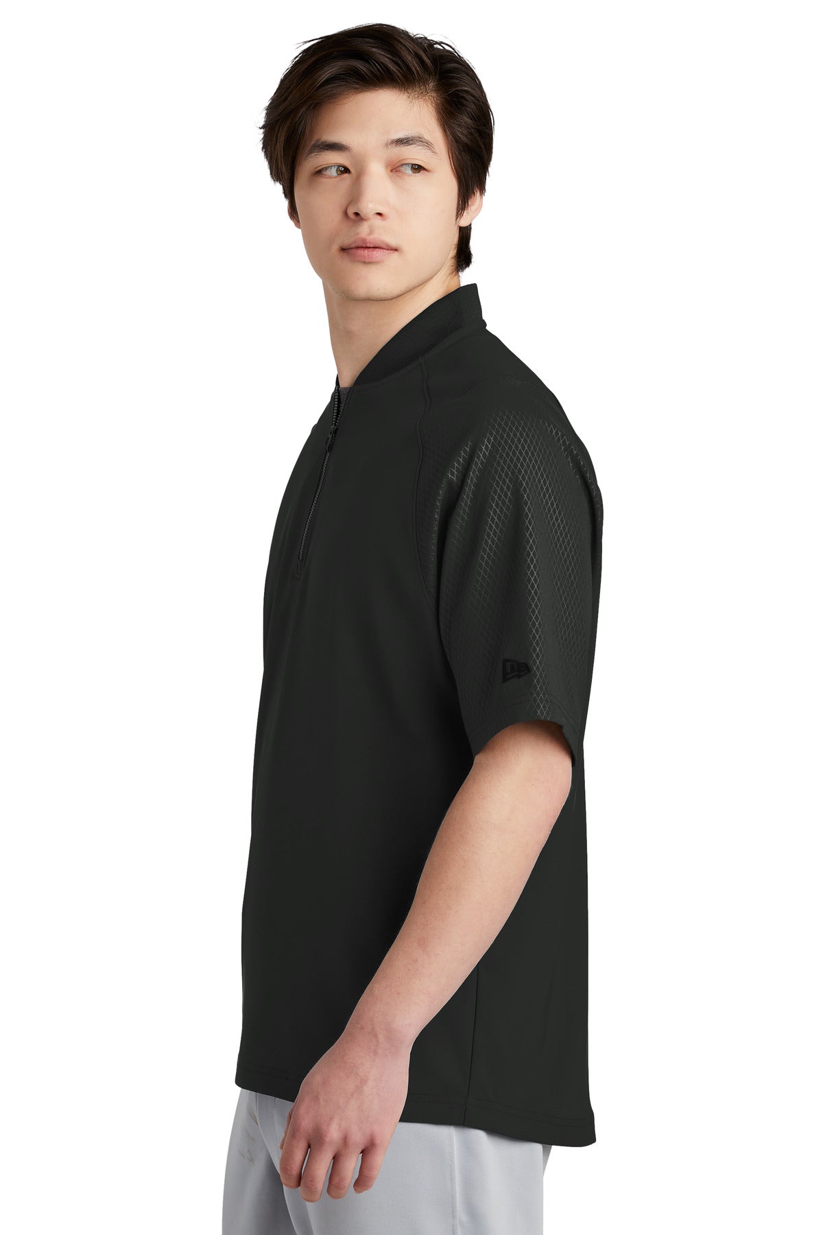 New Era ® Cage Short Sleeve 1/4-Zip Jacket. NEA600 - DFW Impression