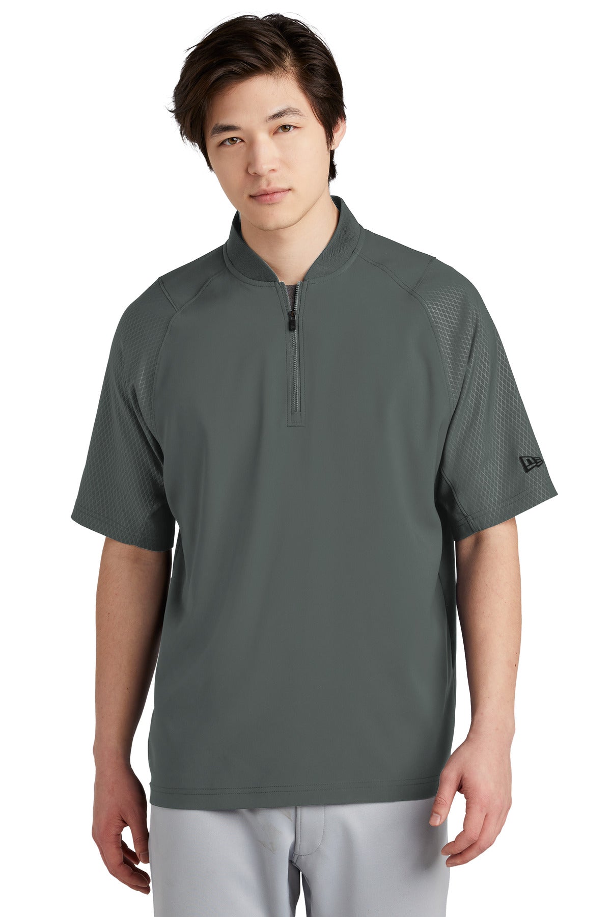 New Era ® Cage Short Sleeve 1/4-Zip Jacket. NEA600 - DFW Impression