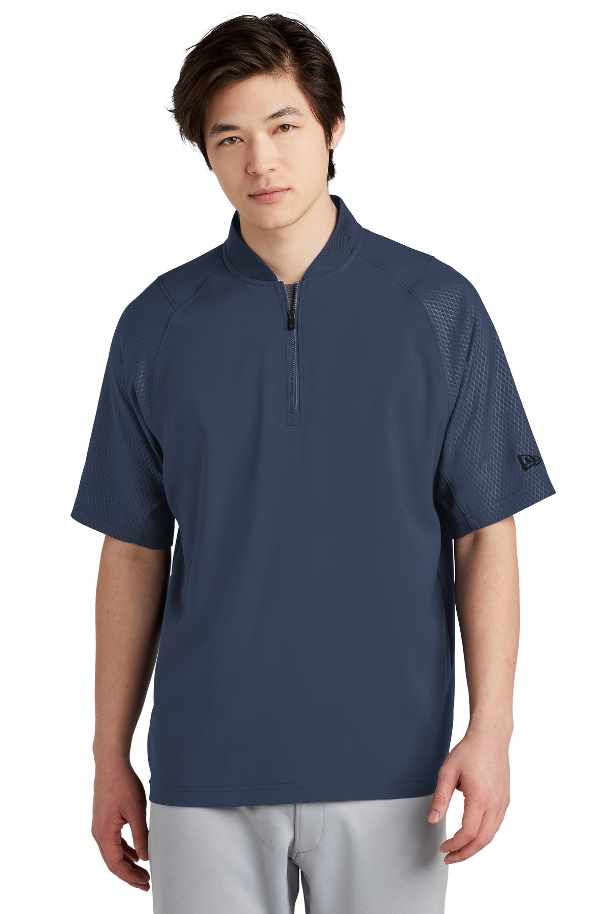 New Era ® Cage Short Sleeve 1/4-Zip Jacket. NEA600 – DFW Impression