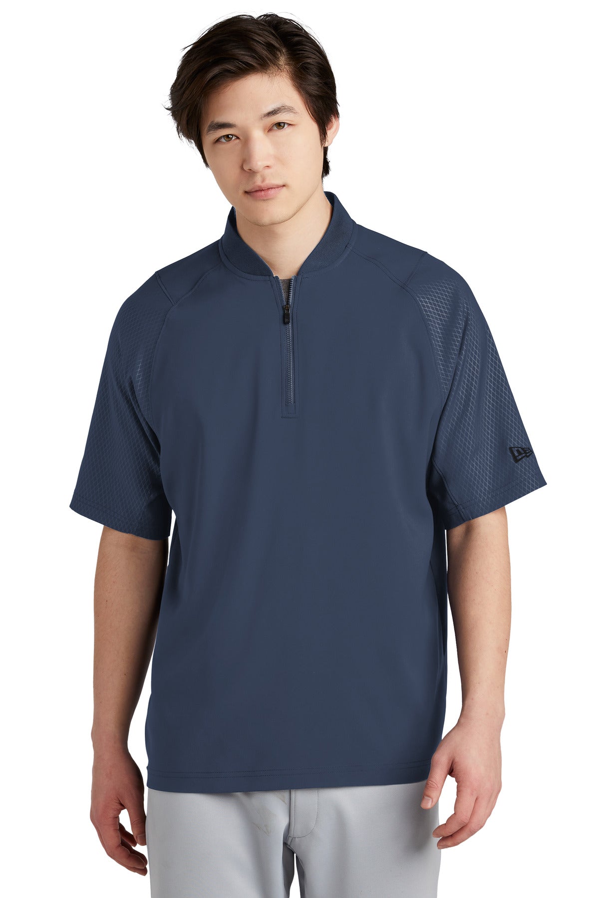 New Era ® Cage Short Sleeve 1/4-Zip Jacket. NEA600 - DFW Impression