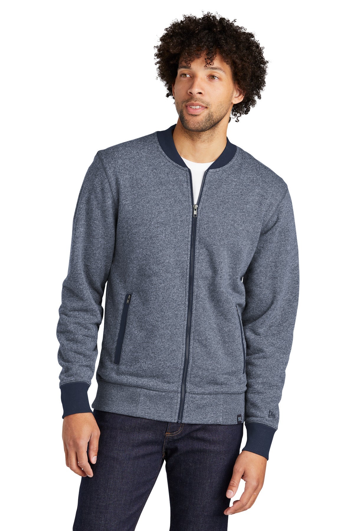 New Era ® French Terry Baseball Full-Zip. NEA503 - DFW Impression