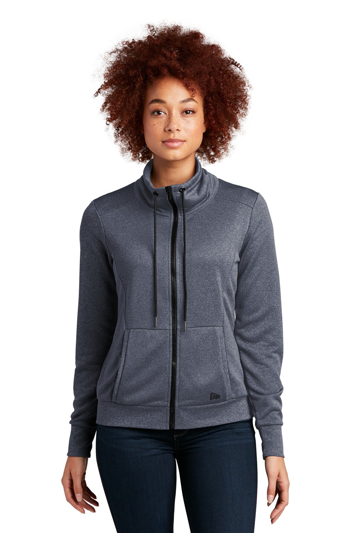 New Era ® Ladies Performance Terry Full-Zip Cowl LNEA530 - DFW Impression