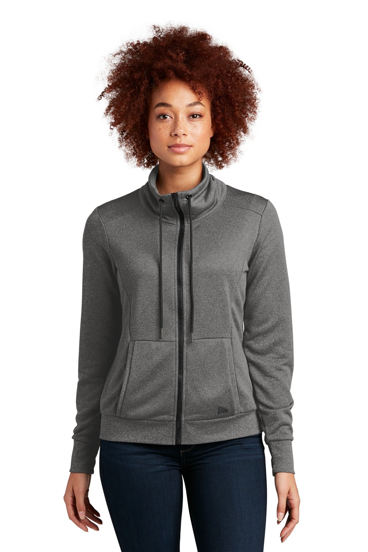 New Era ® Ladies Performance Terry Full-Zip Cowl LNEA530 - DFW Impression