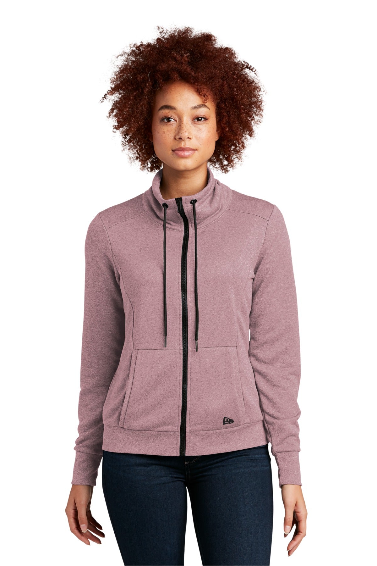 New Era ® Ladies Performance Terry Full-Zip Cowl LNEA530 - DFW Impression