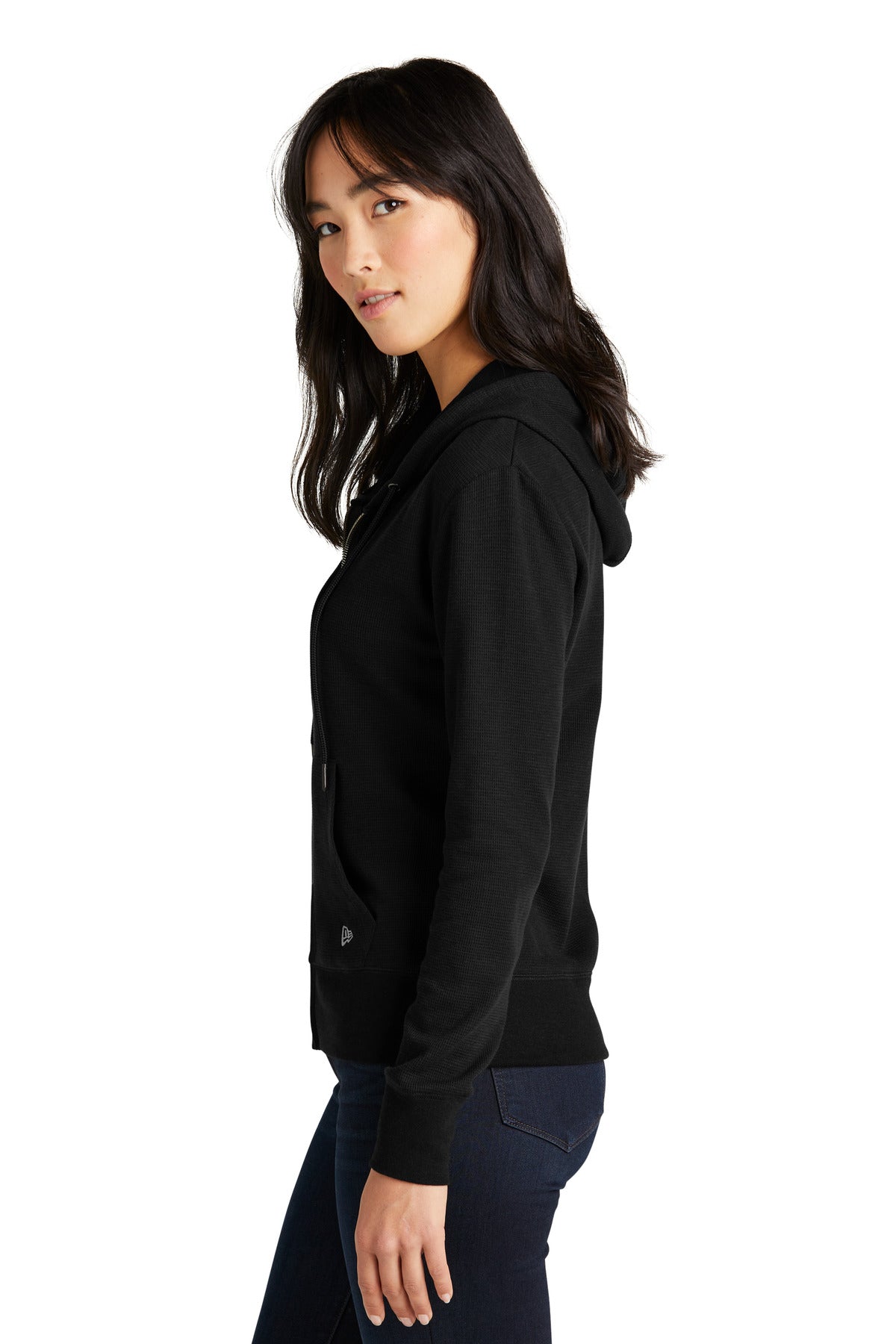 New Era® Ladies Thermal Full-Zip Hoodie LNEA141 - DFW Impression