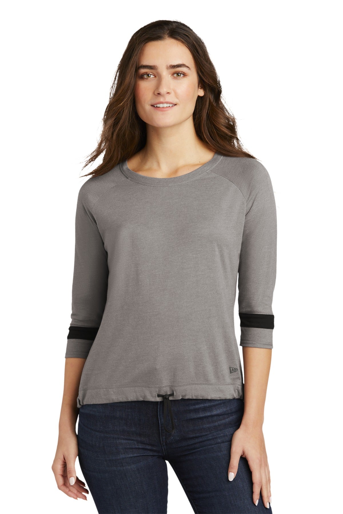 New Era ® Ladies Tri-Blend 3/4-Sleeve Tee LNEA136 - DFW Impression