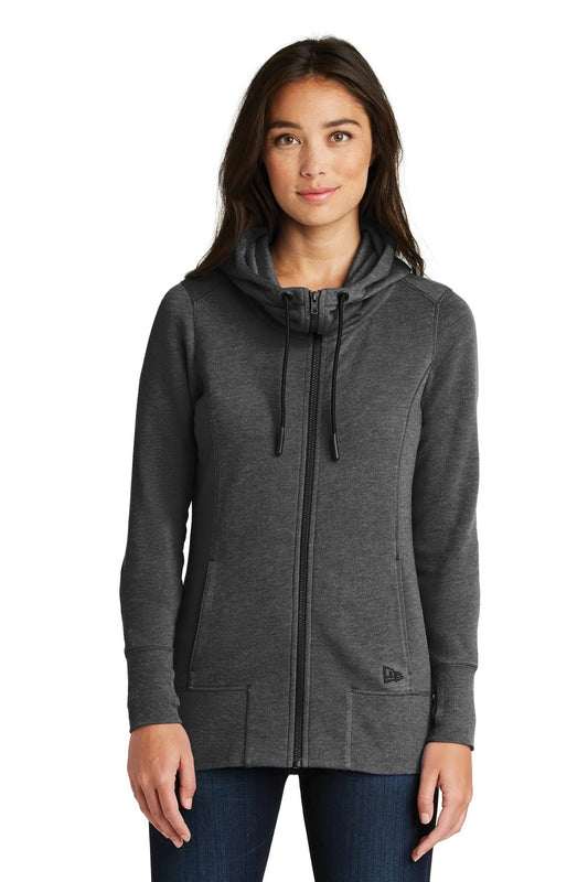 New Era ® Ladies Tri-Blend Fleece Full-Zip Hoodie. LNEA511 - DFW Impression