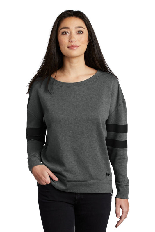 New Era ® Ladies Tri-Blend Fleece Varsity Crew LNEA513 - DFW Impression