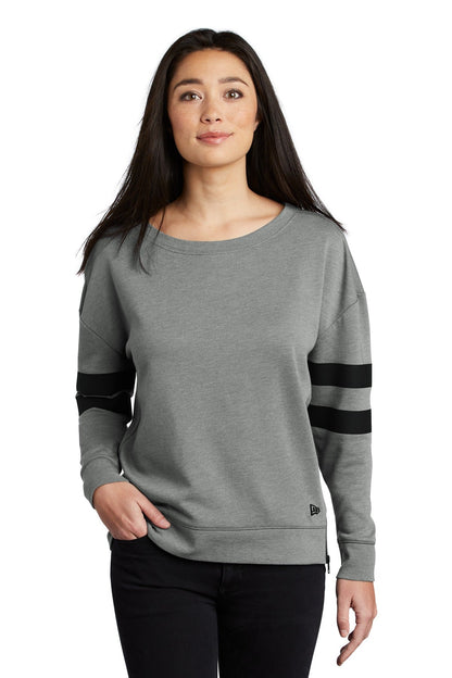 New Era ® Ladies Tri-Blend Fleece Varsity Crew LNEA513 - DFW Impression