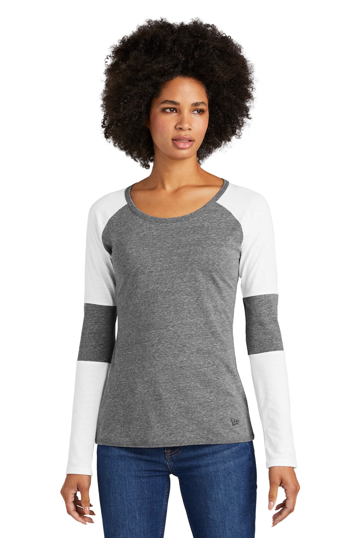 New Era ® Ladies Tri-Blend Performance Baseball Tee. LNEA132 - DFW Impression