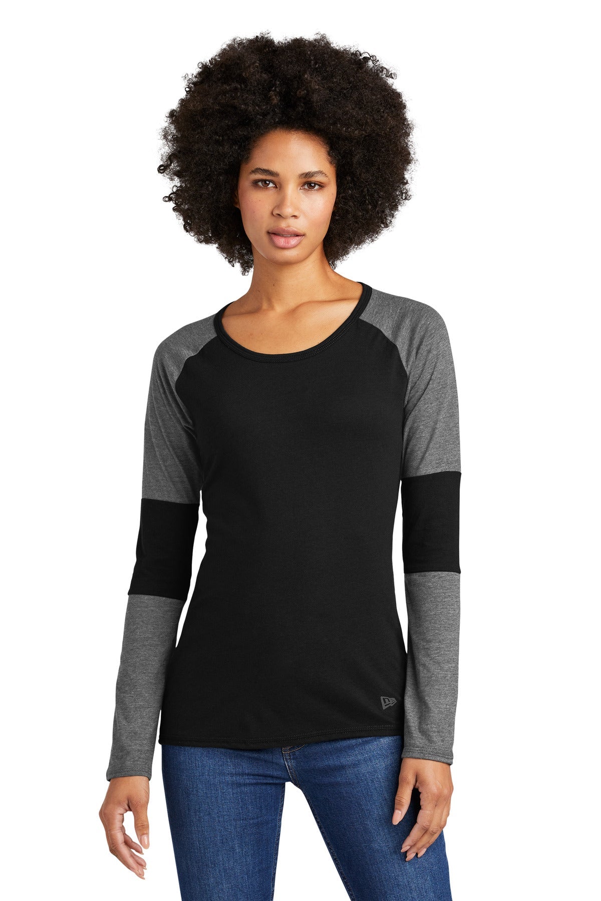 New Era ® Ladies Tri-Blend Performance Baseball Tee. LNEA132 - DFW Impression