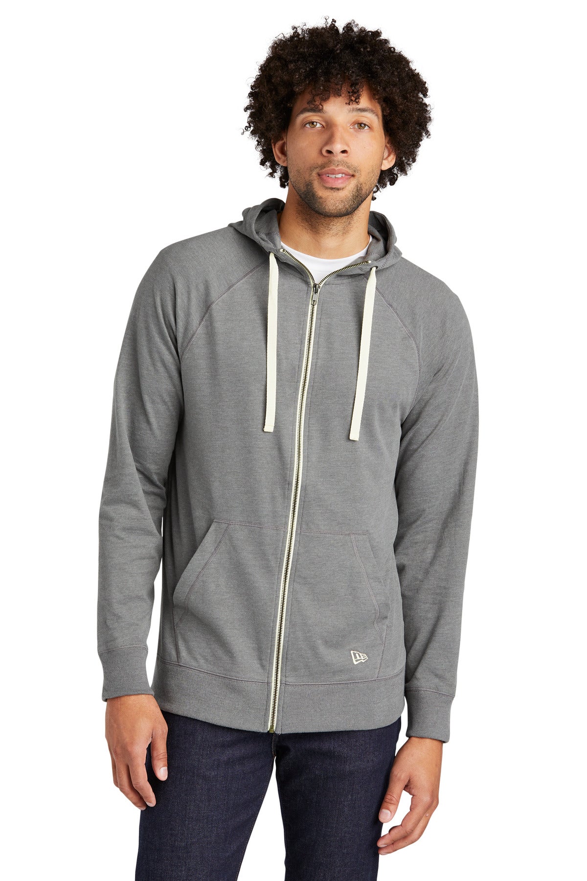 New Era ® Sueded Cotton Blend Full-Zip Hoodie. NEA122 - DFW Impression