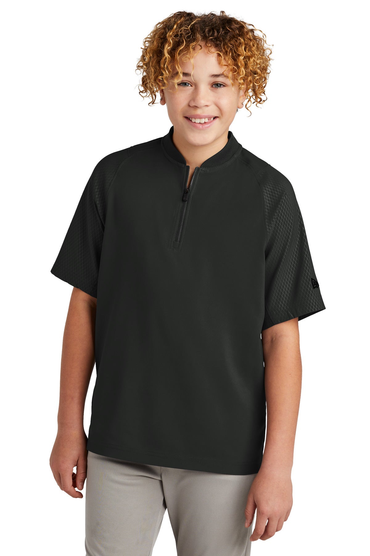 New Era ® Youth Cage Short Sleeve 1/4-Zip Jacket. YNEA600 - DFW Impression