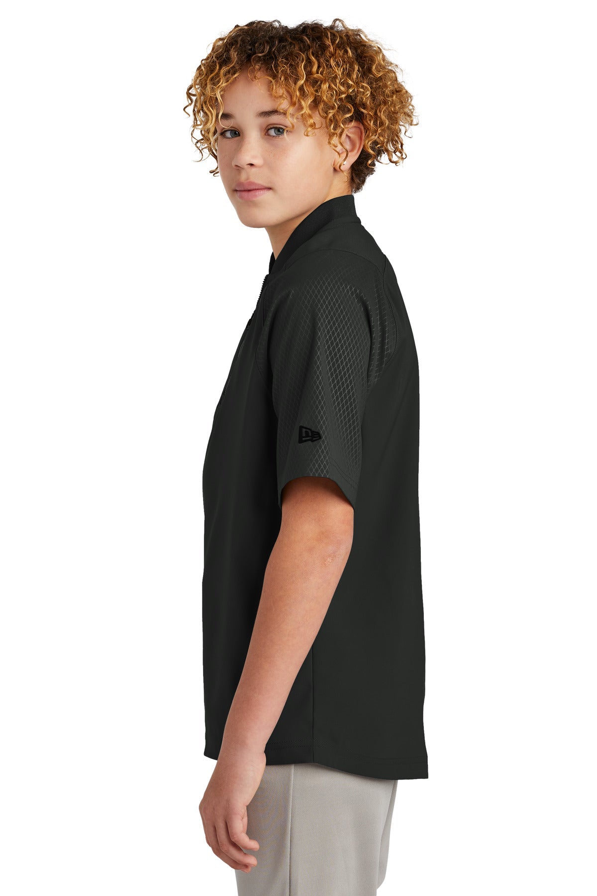 New Era ® Youth Cage Short Sleeve 1/4-Zip Jacket. YNEA600 - DFW Impression