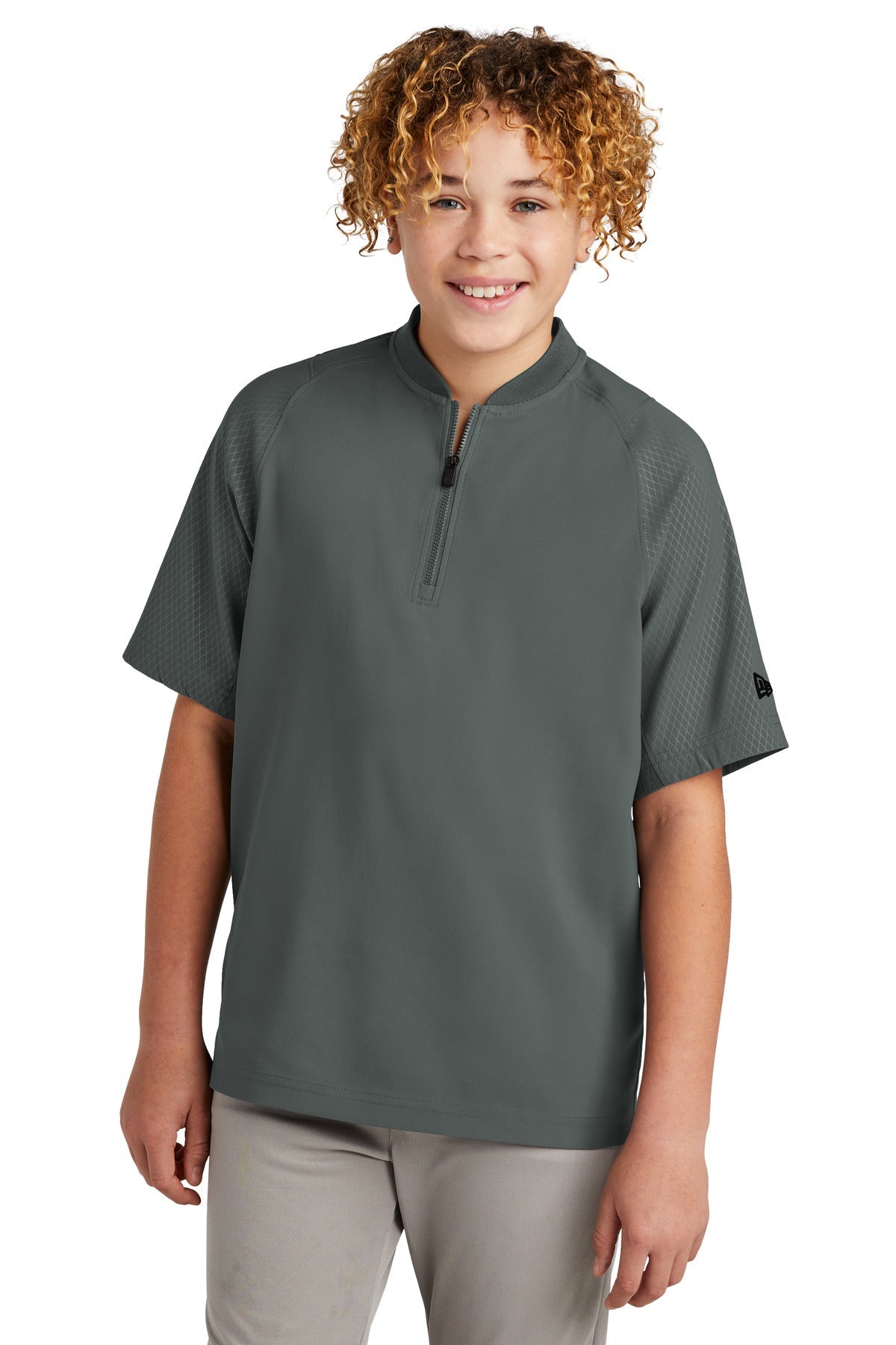 New Era ® Youth Cage Short Sleeve 1/4-Zip Jacket. YNEA600 - DFW Impression